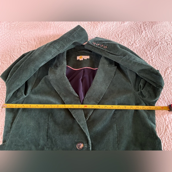 Boden Marylebone Corduroy Blazer Emerald Green Women’s US Sz 14R Academia - Picture 13 of 16
